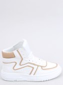 Trampki za kostkę LEIA WHITE/BEIGE