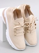 Buty sportowe skarpetkowe CARUSO BEIGE