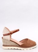 Espadryle na koturnie ELLIO KHAKI