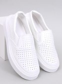 Trampki slip-on ażurowe TOWNS WHITE