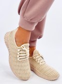 Buty sportowe skarpetkowe BARKES BEIGE