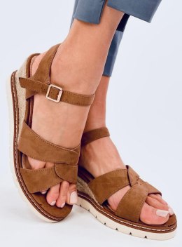 Espadryle na koturnie SERMON KHAKI