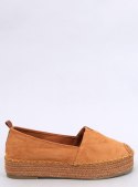 Espadryle na grubej podeszwie POULAIN CAMEL