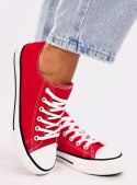 Trampki damskie klasyczne BASIC RED