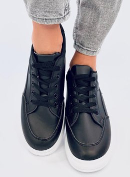 Sneakersy na koturnie CHEEVE BLACK - 37