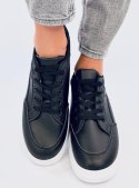 Sneakersy na koturnie CHEEVE BLACK - 38