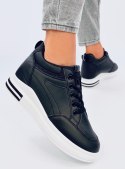 Sneakersy na koturnie CHEEVE BLACK - 38