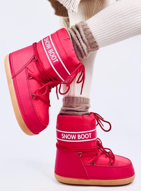 Snow boots krótkie SIMS RED - 39-40