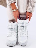 Snow boots krótkie SIMS WHITE - 35-36