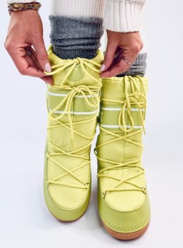 Snow boots wysokie TANGE FLU YELLOW - 35-36