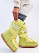 Snow boots wysokie TANGE FLU YELLOW - 35-36