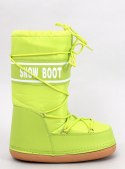 Snow boots wysokie TANGE FLU YELLOW - 35-36