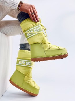 Snow boots wysokie TANGE FLU YELLOW - 37-38