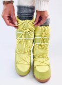 Snow boots wysokie TANGE FLU YELLOW - 39-40