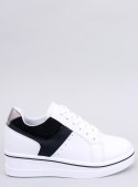 Sneakersy na koturnie TOBEY BLACK - 38