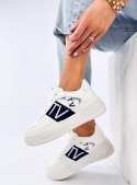 Sneakersy na platformie STERRY WHITE BLACK - 40