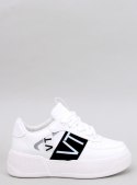 Sneakersy na platformie STERRY WHITE BLACK - 40