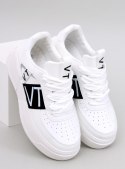 Sneakersy na platformie STERRY WHITE BLACK - 40