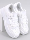 Sneakersy na wysokiej podeszwie CLAVELL WHITE - 39