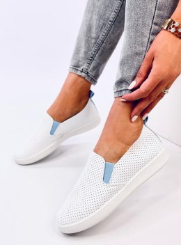 Tenisówki slip-on JOUSSE WHITE/BLUE - 38