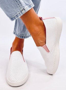 Tenisówki slip-on JOUSSE WHITE/PINK - 38