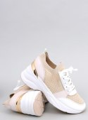 Sneakersy na koturnie DAVIS BEIGE